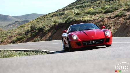 Ferrari shows off 599 GTB Fiorano (VIDEO)